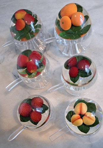 Set mid century lucite - set, 6