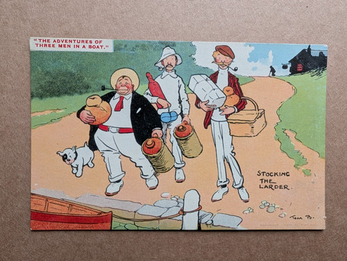 Old postcard artist - old,