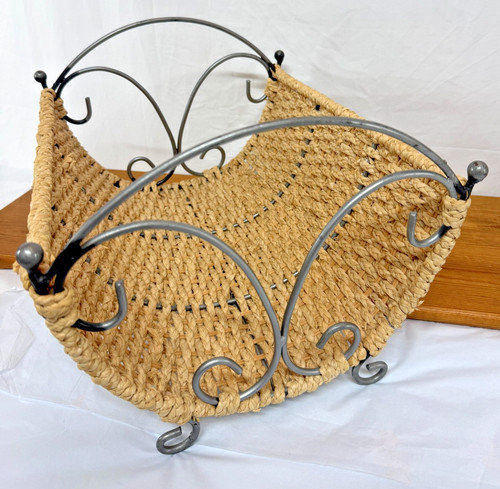 Vintage french wrought iron - wrought,
