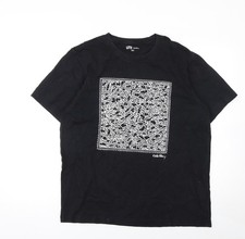 Uniqlo Men Black Keith Haring