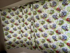 Vintage 1980s Thomas The Tank Engine Curtains Fabric ~ Excellent Condition