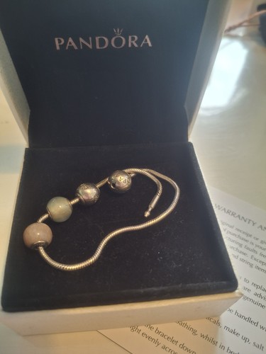 Pandora silver bracelet with - pandora,