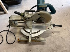 Makita LS1013 Compound Mitre Saw, 110v cuts both ways, With Dewalt Folding Stand