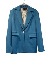Carlisle Collections Modern Blazer Robins Egg blue Jacket Women’s size 6