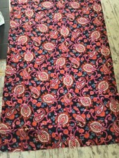 Fabulous Vintage 60’s 70’s Material 270x90cm Retro Pink Paisley Kitsch 