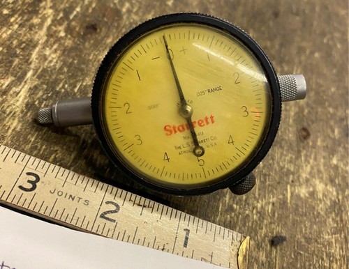 Vtg starrett dial indicator - starrett,