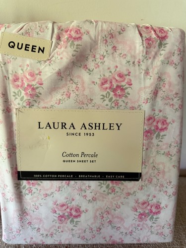 Nwt laura ashley queen sheet - laura,