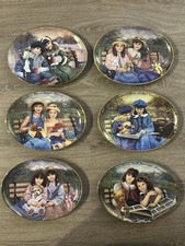 Lot Of 6 Sisters Share Plates Bradford Exchange Chantial Poulin Collectors