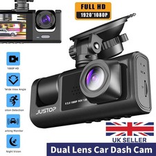 1080P Dual Lens Car Dash Cam Recorder G Sensor DVR Front and Rear Camera Video