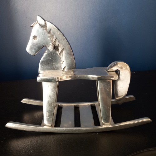 Rocking horse cast aluminium - cast,