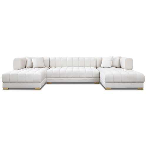 Marlow ivory velvet shape - marlow,