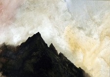 ORIGINAL SCOTTISH ART - OIL PAINTING  - CUILLIN RANGE , ISLE OF SKYE