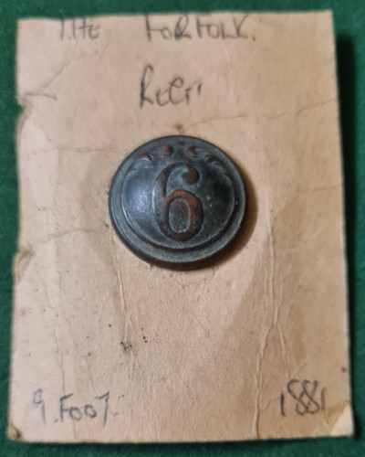 Original ww1 army button 6th - button,