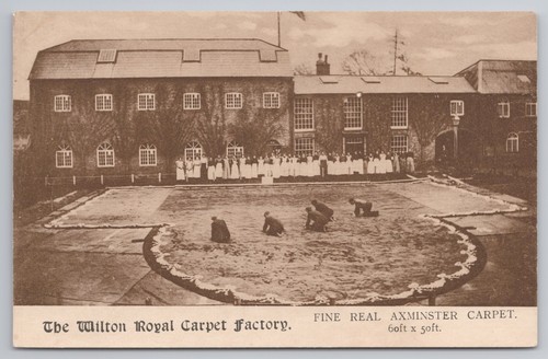 Postcard antique axminster - postcard,