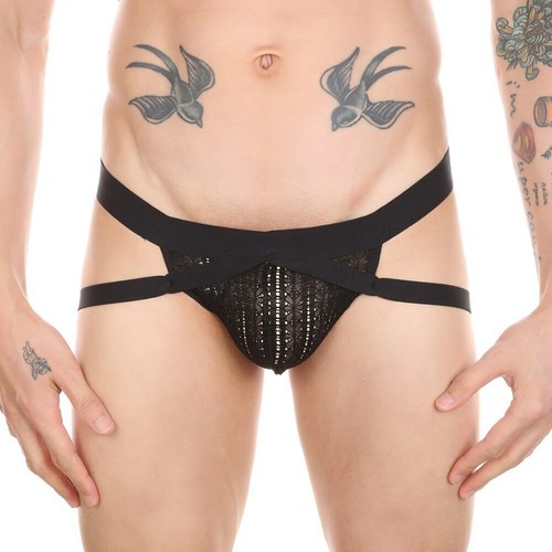 Men sexy jock strap lace - men's,