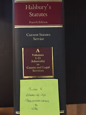 Halsbury’s Statutes 4th edition Current Statutes Service Binder F, Volumes 45-50
