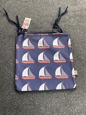 Blue Chair Seat Pad Cover