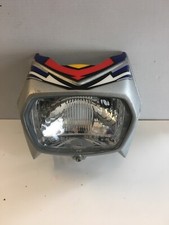 GENUINE SHERCO FRONT HEAD LIGHT SILVER BLUE TRIALS NO BULBS OR UPPER SECTION