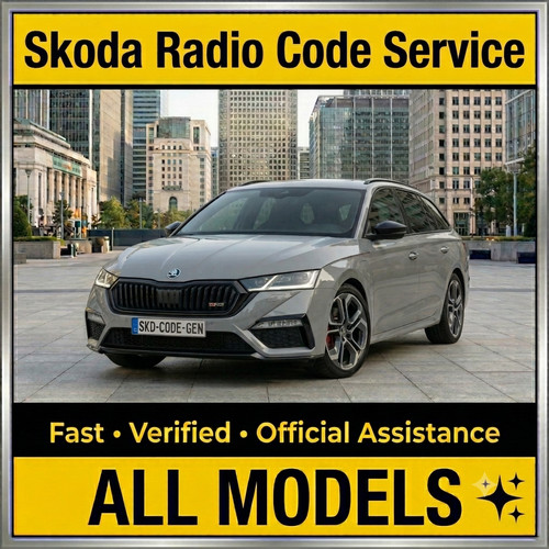 Skoda radio code unlock decode - code,