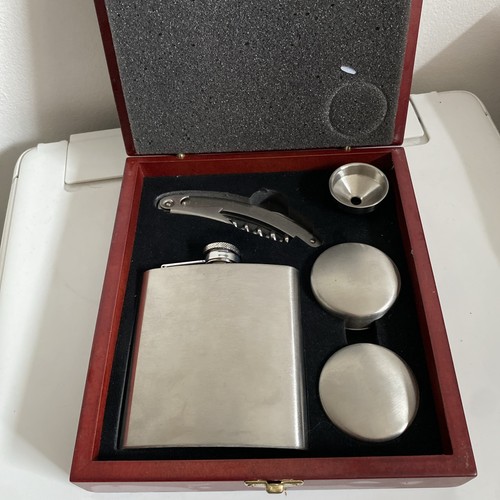 Silver whiskey flask - silver,