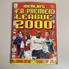 Merlin Premier League 2000 Football Sticker Album Book 100% Complete - Ok (C12)