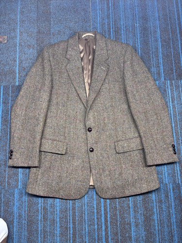 Vtg harris tweed blazer mens - blazer,