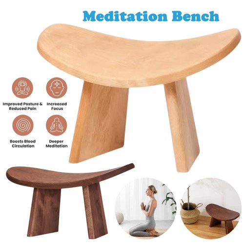 Yoga meditation stool wood - meditation,