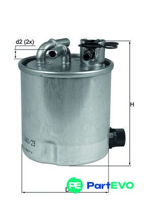 Knecht fuel filter kl44023 for - knecht,
