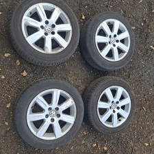  VW POLO MK5 6R 15" ALLOY WHEELS & TYRES SET X4 185/60/15 6R0601025L