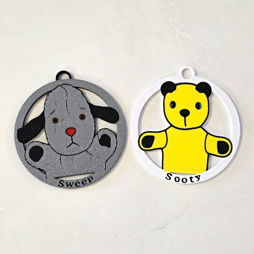 Sooty and sweep keyrings - and,