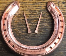 Real Horseshoe Copper + Horse