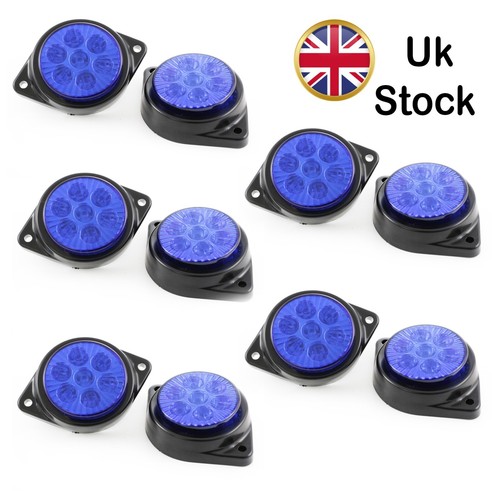10x 12v led - led, blue