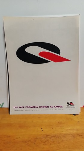 Ampex tape quantegy - tape, print