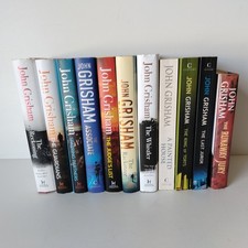 John Grisham Book Bundle x 11 Hardback & Large Paperback Legal Thriller Fiction