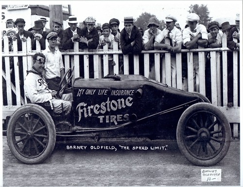 Barney oldfield race car - barney,