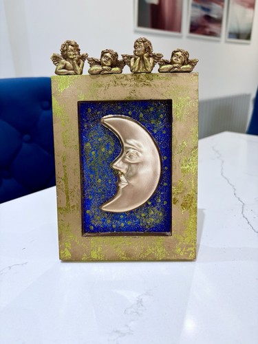 Celestial moon art - art, in