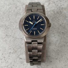 1981 Omega Genève Dynamic Manual Wind 566.015 Blue Dial Vintage Watch - Papers