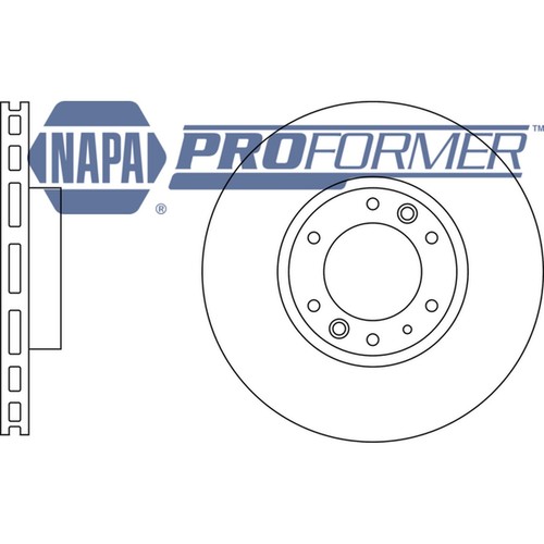 Brake discs vented for ford - 2x,