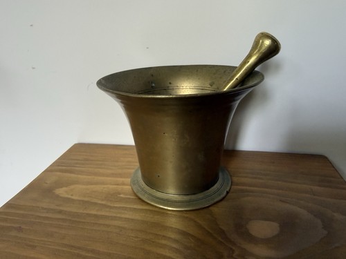 Vintage solid brass - brass, &
