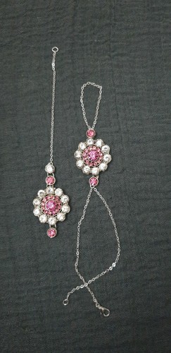 Kundan hand chain - kundan,