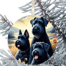 Giant Schnauzer Dog Hanging Bauble Gift Present Decoration Christmas