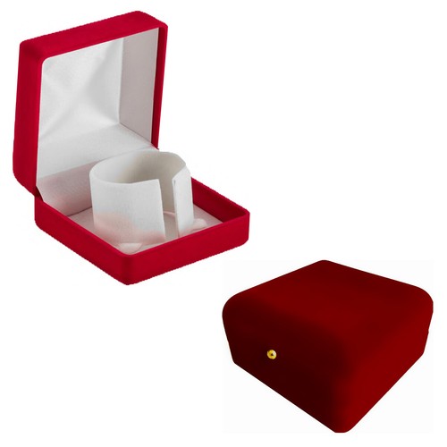 Red velvet deep bangle - deep,