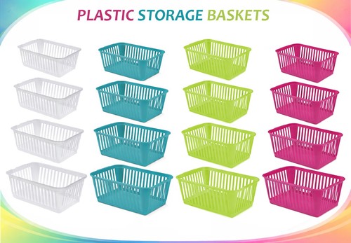 Plastic storage basket small - plastic,