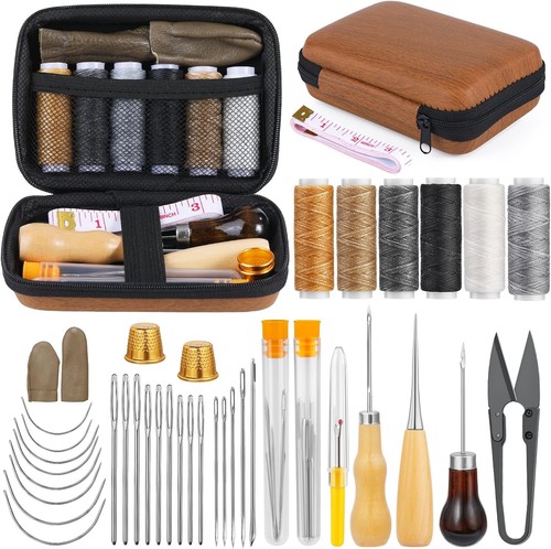Leather sewing kit - leather, upholstery