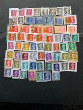 GB STAMPS 63 DIFFERENT QUEEN