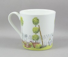 Marks and Spencer M&S China Mug Coffee Tea  - Gardening Scenes
