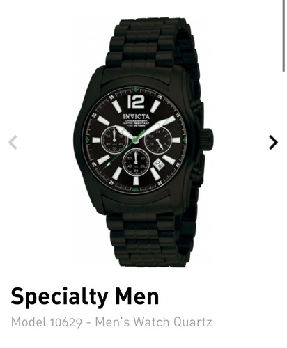 Invicta men black - invicta, stainless