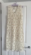 Zara Cream Sleeveless Crochet