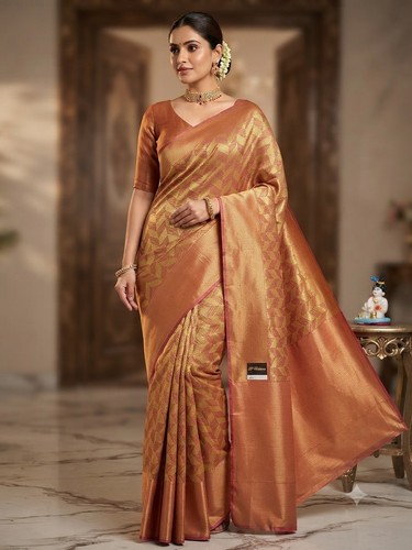 New saree with blouse - saree,