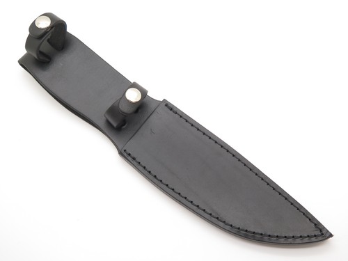 New black leather fixed - leather,